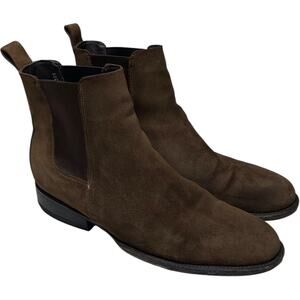 STETSON Brown Suede Chelsea Boots     Size: 12D
